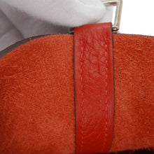 Load image into Gallery viewer, HERMES Picotin Lock 22 MM Taurillon Clemence Leather Hobo Bag Red

