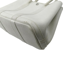 Load image into Gallery viewer, HERMES Garden Party Leather Tote Bag White

