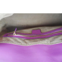 Load image into Gallery viewer, GUCCI GG Small Supreme Canvas Top Zip Crossbody Bag Pink 409534
