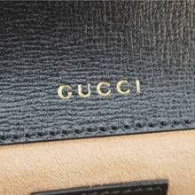 Load image into Gallery viewer, GUCCI Horsebit 1955 Small Leather Shoulder Bag Black 735178
