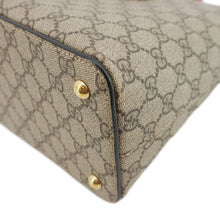 Load image into Gallery viewer, GUCCI GG Small Supreme Canvas Top Zip Crossbody Bag Pink 409534

