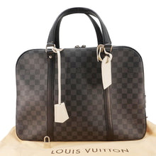 Load image into Gallery viewer, LOUIS VUITTON Jorn Damier Graphite Briefcase Bag Black
