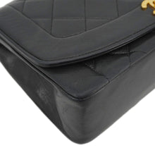 Load image into Gallery viewer, CHANEL Diana Flap Quilted Leather Shoulder Bag Black
