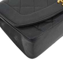 Load image into Gallery viewer, CHANEL Diana Flap Quilted Leather Shoulder Bag Black
