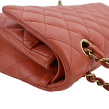 Load image into Gallery viewer, CHANEL Classic Medium Double Flap Quilted Leather Shoulder Bag Red
