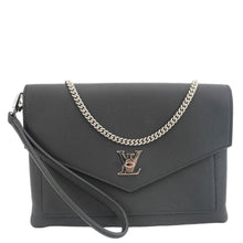 Load image into Gallery viewer, LOUIS VUITTON Mylockme Leather Chain Crossbody Bag Black
