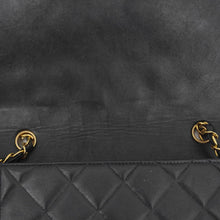 Load image into Gallery viewer, CHANEL Diana Flap Quilted Leather Shoulder Bag Black
