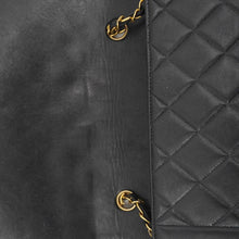 Load image into Gallery viewer, CHANEL Diana Flap Quilted Leather Shoulder Bag Black
