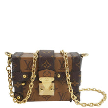 Load image into Gallery viewer, LOUIS VUITTON Essential Trunk NM Reverse Monogram Canvas Crossbody Bag Brown
