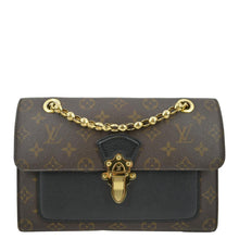 Load image into Gallery viewer, LOUIS VUITTON Victoire Monogram Canvas Crossbody Bag Black
