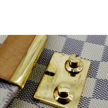 Load image into Gallery viewer, LOUIS VUITTON Croisette Damier Azur Satchel Crossbody Bag White
