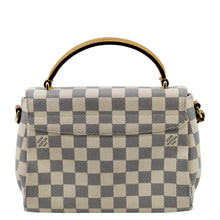 Load image into Gallery viewer, LOUIS VUITTON Croisette Damier Azur Satchel Crossbody Bag White
