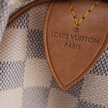 Load image into Gallery viewer, LOUIS VUITTON Speedy 35 Damier Azur Satchel Bag White
