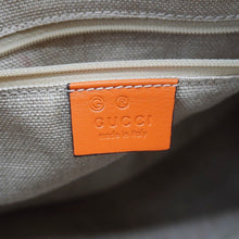 Load image into Gallery viewer, GUCCI GG Microguccissima Boston Travel Bag Orange 449646
