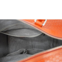 Load image into Gallery viewer, GUCCI GG Microguccissima Boston Travel Bag Orange 449646
