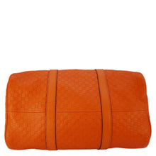 Load image into Gallery viewer, GUCCI GG Microguccissima Boston Travel Bag Orange 449646
