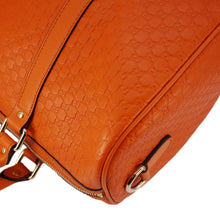 Load image into Gallery viewer, GUCCI GG Microguccissima Boston Travel Bag Orange 449646
