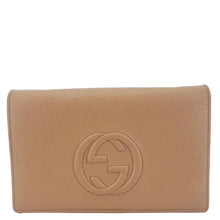 Load image into Gallery viewer, GUCCI Soho Leather Wallet On Chain Crossbody Bag Brown 598211
