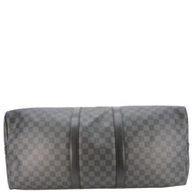 Load image into Gallery viewer, LOUIS VUITTON Keepall 55 Bandouliere Damier Graphite Travel Bag Black
