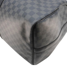 Load image into Gallery viewer, LOUIS VUITTON Keepall 55 Bandouliere Damier Graphite Travel Bag Black
