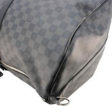 Load image into Gallery viewer, LOUIS VUITTON Keepall 55 Bandouliere Damier Graphite Travel Bag Black
