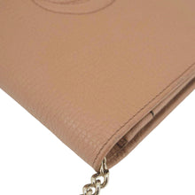 Load image into Gallery viewer, GUCCI Soho Leather Wallet On Chain Crossbody Bag Brown 598211
