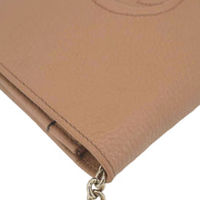 Load image into Gallery viewer, GUCCI Soho Leather Wallet On Chain Crossbody Bag Brown 598211
