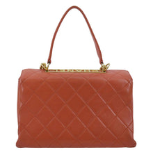 Load image into Gallery viewer, CHANEL Trendy Spirit 28 Top Handle Quilted Leather Shoulder Bag Red
