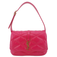 Load image into Gallery viewer, YVES SAINT LAURENT LE 57 Quilted Leather Hobo Bag Pink
