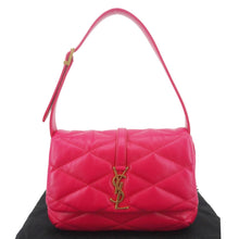 Load image into Gallery viewer, YVES SAINT LAURENT LE 57 Quilted Leather Hobo Bag Pink
