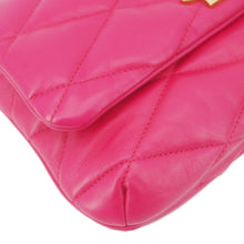 Load image into Gallery viewer, YVES SAINT LAURENT LE 57 Quilted Leather Hobo Bag Pink
