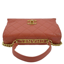 Load image into Gallery viewer, CHANEL Trendy Spirit 28 Top Handle Quilted Leather Shoulder Bag Red
