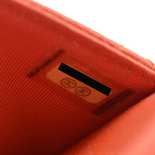 Load image into Gallery viewer, CHANEL WOC Quilted Caviar Leather Crossbody Wallet Red Orange
