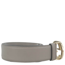 Load image into Gallery viewer, GUCCI Interlocking G Leather Belt Size 85.34 Gray 546386
