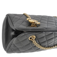 Load image into Gallery viewer, CHANEL Just Mademoiselle Bowling Small Quilted Leather Shoulder Bag Black
