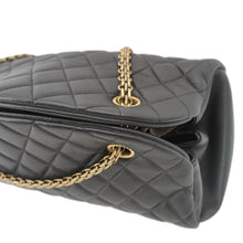 Load image into Gallery viewer, CHANEL Just Mademoiselle Bowling Small Quilted Leather Shoulder Bag Black
