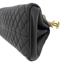 Load image into Gallery viewer, CHANEL Just Mademoiselle Bowling Small Quilted Leather Shoulder Bag Black
