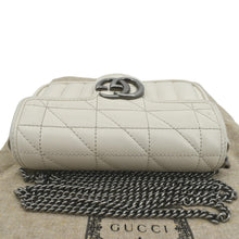 Load image into Gallery viewer, GUCCI GG Marmont Super Mini Matelasse Leather Shoulder Bag White 476433
