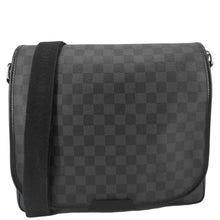 Load image into Gallery viewer, LOUIS VUITTON Daniel MM Damier Graphite Messenger Bag Black
