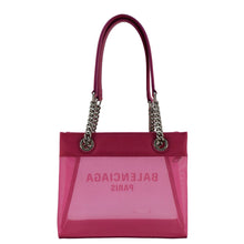 Load image into Gallery viewer, BALENCIAGA Duty Free Mesh Tote Bag Fuchsia
