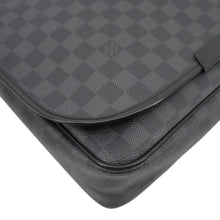 Load image into Gallery viewer, LOUIS VUITTON Daniel MM Damier Graphite Messenger Bag Black

