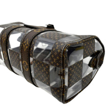 Load image into Gallery viewer, LOUIS VUITTON Chess Keepall  25 Monogram Canvas Satchel Bag Brown
