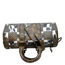 Load image into Gallery viewer, LOUIS VUITTON Chess Keepall  25 Monogram Canvas Satchel Bag Brown
