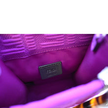 Load image into Gallery viewer, FENDI Sunshine Mini Plexiglass Vitello Ceylon Shopper Tote Purple
