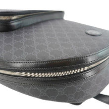 Load image into Gallery viewer, GUCCI Interlocking G Medium Supreme Canvas Backpack Black 704017
