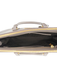 Load image into Gallery viewer, PRADA Double Zip Medium Lux Saffiano Leather Tote Argilla
