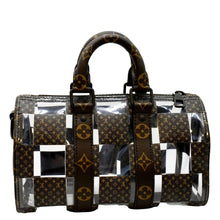 Load image into Gallery viewer, LOUIS VUITTON Chess Keepall  25 Monogram Canvas Satchel Bag Brown
