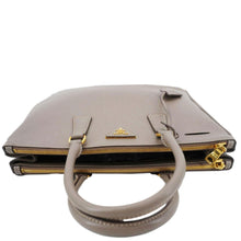 Load image into Gallery viewer, PRADA Double Zip Medium Lux Saffiano Leather Tote Argilla
