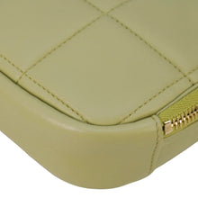 Load image into Gallery viewer, CHANEL Diamond Quilted Lambskin Leather Coin Purse Chain Crossbody Bag Green
