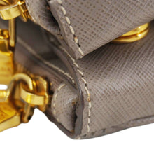 Load image into Gallery viewer, PRADA Double Zip Medium Lux Saffiano Leather Tote Argilla
